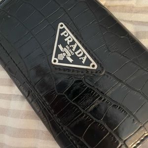 Prada Black Wallet (Faux)